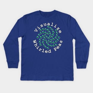 Visualize Whirled Peas Kids Long Sleeve T-Shirt